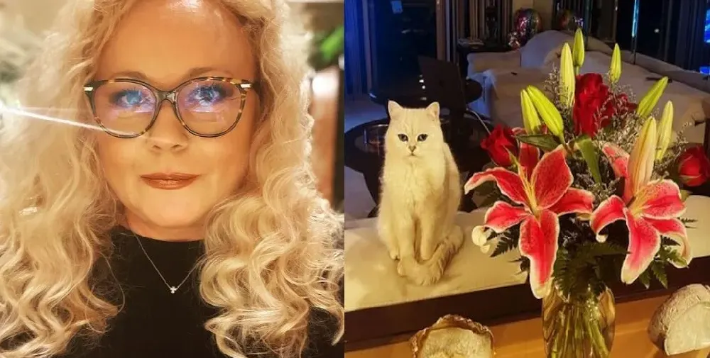 Наталия Симеонова празнува ЧРД с бяла котка