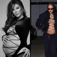 Ти да видиш! Бременната Риана копира Емилия (Фото факт)