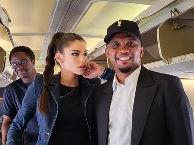 Българска плеймейтка ухажва Самуел Ето`O във въздуха