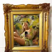 Мария Игнатова се превърна в картина