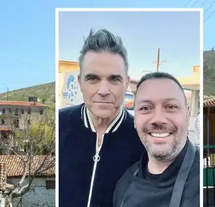 Роби Уилямс и Лео Бианки се скриха на село