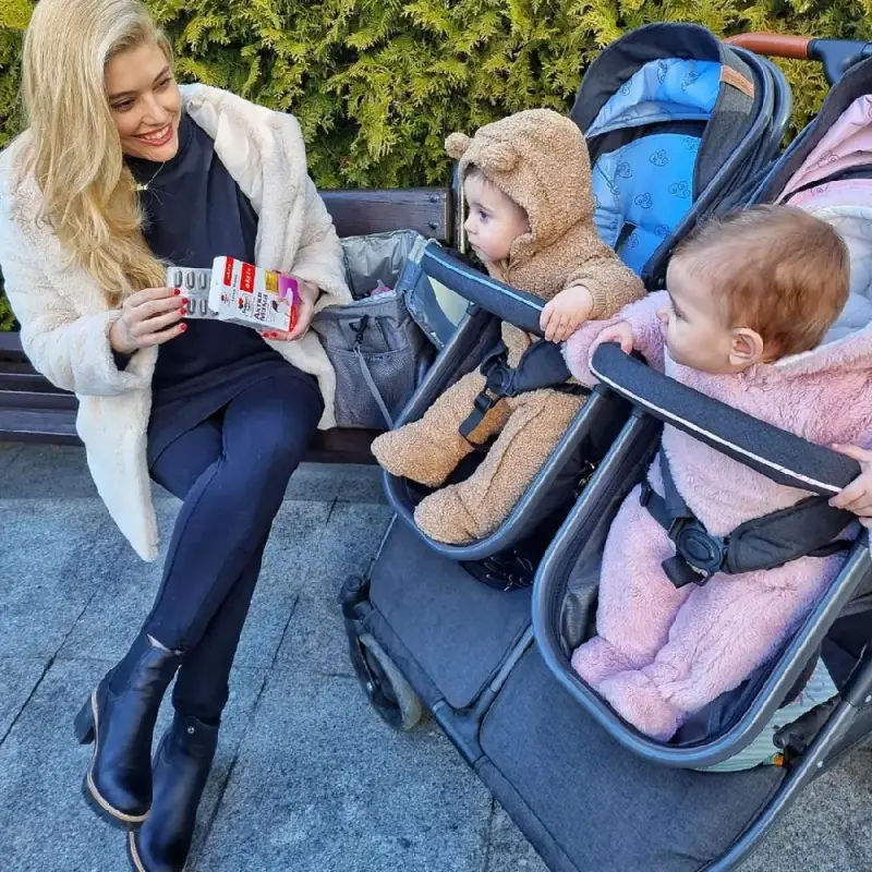 Заради близнаците: Ева Веселинова активна по 18 часа на ден