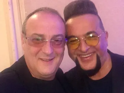 Краси Радков празнува рожден ден с Евгени Минчев