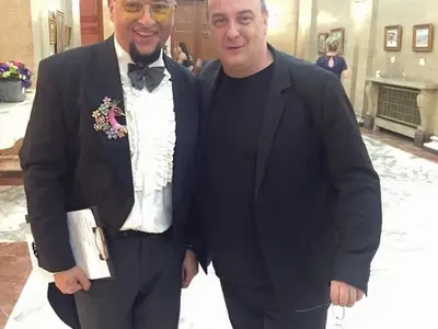 Краси Радков празнува рожден ден с Евгени Минчев