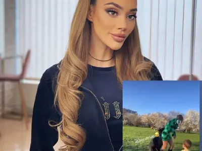 Куче нападна Биляна Лазарова! Младата певица повалена на земята