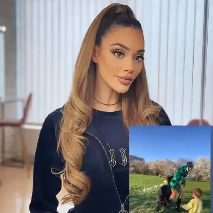 Куче нападна Биляна Лазарова! Младата певица повалена на земята