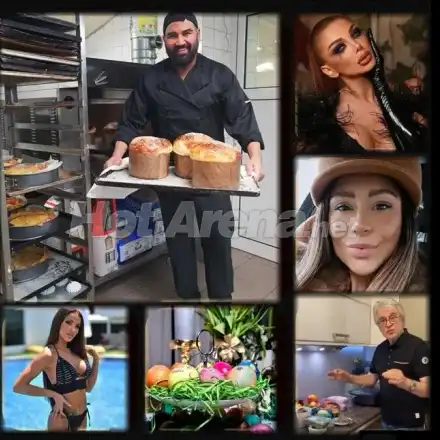 МАЙСТОРИ: Орлин Горанов и Азис месят козунаци, Емануела и Капчикова учат децата как да боядисват яйца, Мисис България шари 500 броя