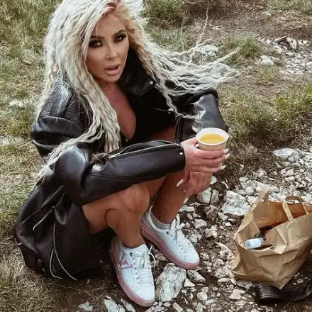 Андреа отслабнала с мерак