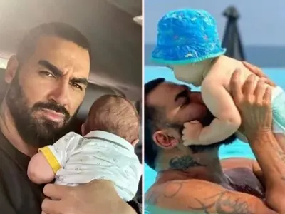 Азис представи третото дете на Гущерови за свой син (Снимки)