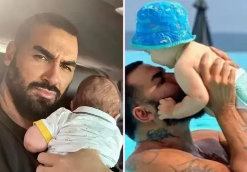 Азис представи третото дете на Гущерови за свой син (Снимки)