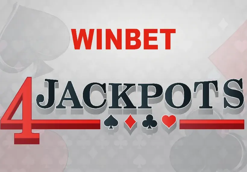 Дъжд от печалби в обединената бонус игра 4 Jackpots на игрални зали WINBET