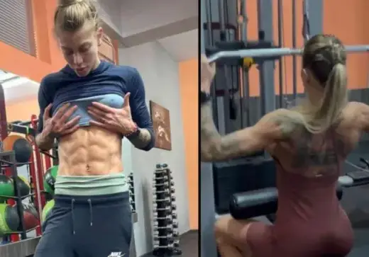 Галя на Азис с медал по културизъм