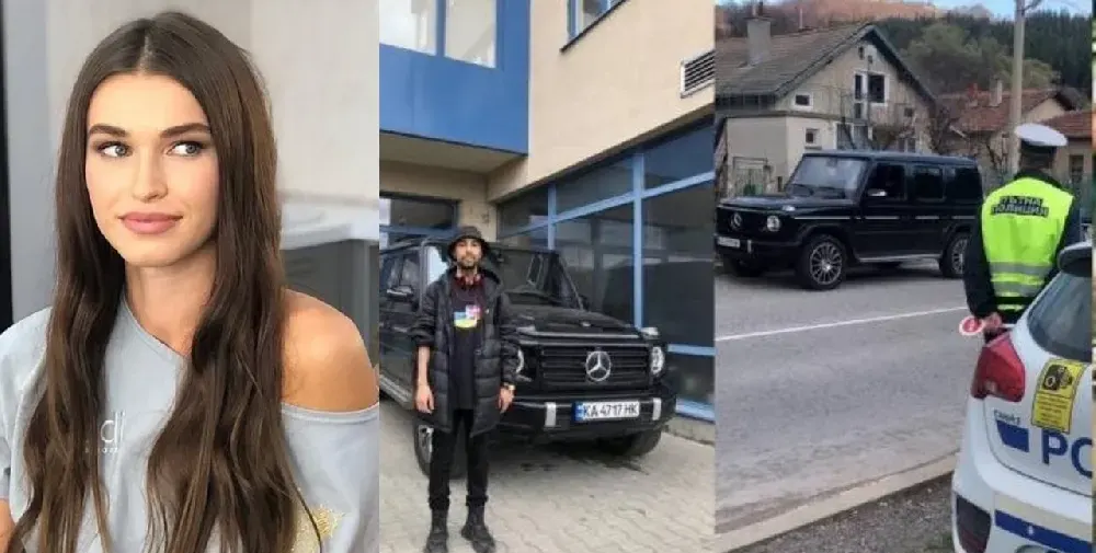 Мерцедесът на украински топмодел е задържан в Годеч! Карал го индиец, син на политик
