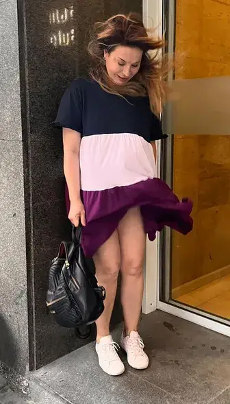 Mира Добрева показа тлъсти баджаци