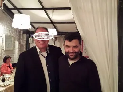 Малък Тошко на среща с класа