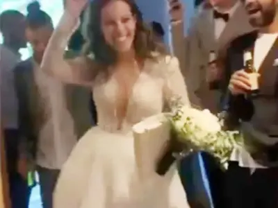 Бившата жена на  Бойко Кръстанов се омъжи за друг (Снимки от сватбата)