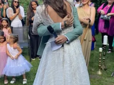 Бившата жена на  Бойко Кръстанов се омъжи за друг (Снимки от сватбата)