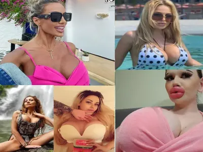 Джулиана Гани и Кристин спорят на коя са й по-големи! Вижте коя е силиконката с най-пищна пазва!