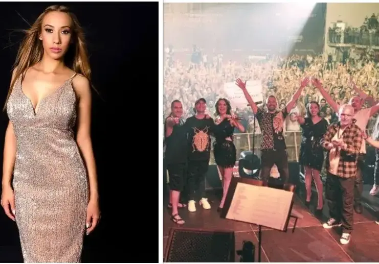 На два стола! Депутатска булка кърми и пее с „Ку-ку бенд”