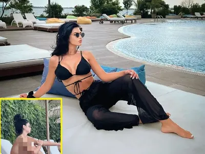 ПАПАРАШКИ СКАНДАЛ! Хванаха Мис България без бански на плажа! Тафкова показа огромни дини (СНИМКИ)