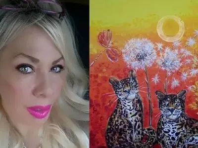 Петра се завърна като художник: „Хищната хиена”  с първа изложба в Бургас