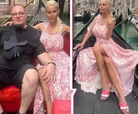 Влюбени гълъбчета! Гущерови си гукат във Венеция