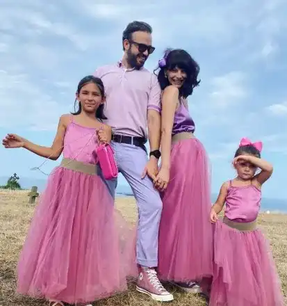 Алек Алексиев на каравана с децата