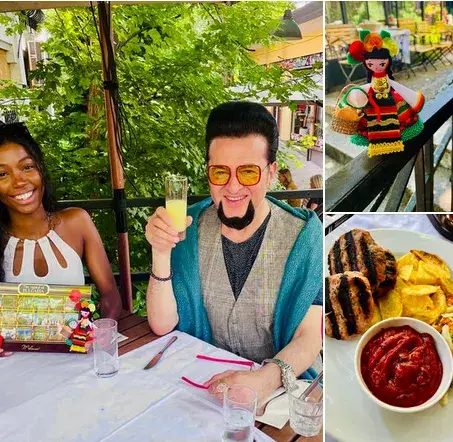 Мис Англия набива кюфтета с Евгени Минчев (Снимки)