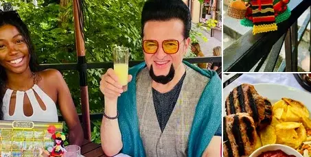 Мис Англия набива кюфтета с Евгени Минчев (Снимки)