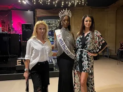 Мис Англия набива кюфтета с Евгени Минчев (Снимки)