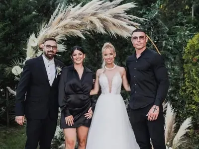 Роналдо на сватбата на Тото