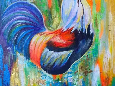 ТВ водещата Ива Сапунджиева нарисува картина с 22-каратово злато (Видео + снимки)