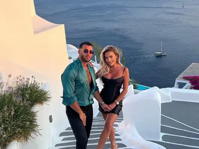 Златка и Карен пак на Санторини