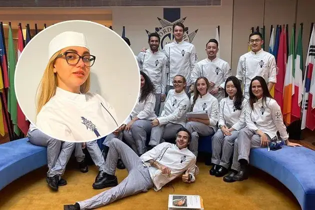 Гореща готвачка от „Хелс китчън“ учи кулинария в Париж (СНИМКИ)