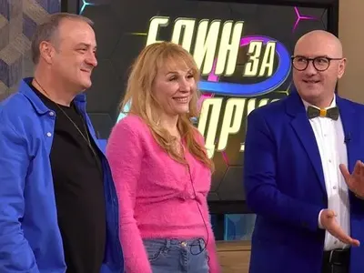 Краси Радков и жена му скрепиха брака си с  „Един за друг“