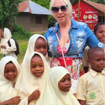 Кристина Димитрова се забавлява в Занзибар