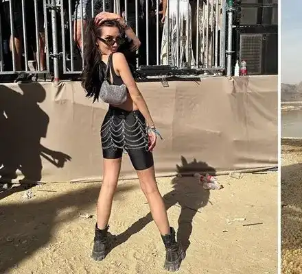 Адриана Тюркмен на уикенд ваканция в Израел