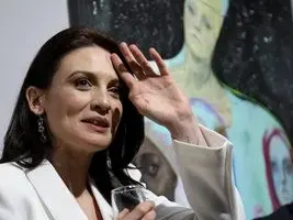 Адвокатът Антон Станков заведе жена си на изложба на Диана Димитрова, за да опровергае слуховете, че са гаджета (СНИМКИ)