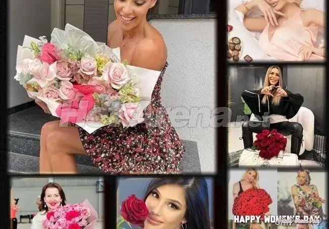 Гущерова се търкаля в леглото на 8 март, Черната Златка се хвали с красив букет... (СНИМКИ)