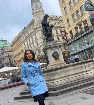 Саня Борисова на воаяж във Виена