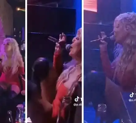 Андреа с мозъчно сътресение след побой, затова пяла пияна