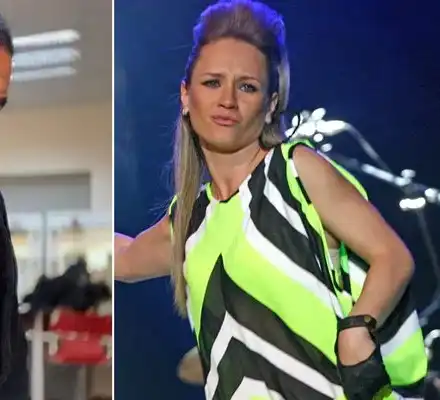 Азис изпоти Лора Караджова