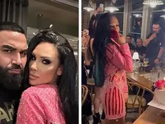 Азис пя за рождения ден на Лорена