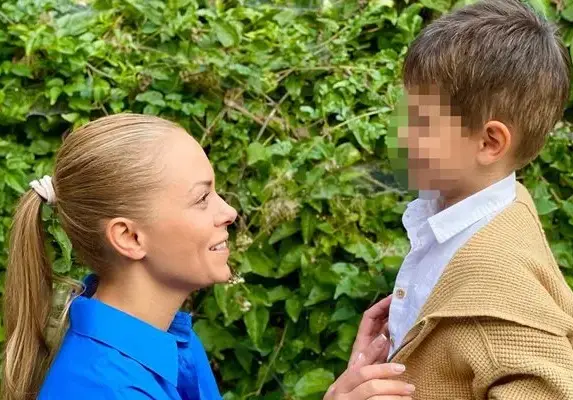 Йоанна Темелкова готви със сина си