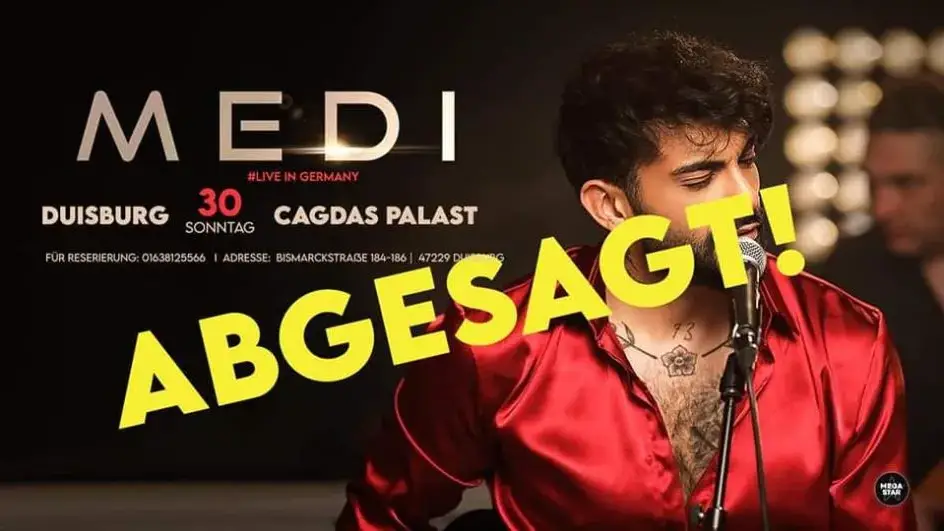 Мижав интерес: Меди изпусна €10 000, отмениха концерта му в Германия