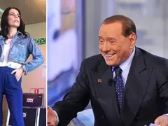 Наш еротичен модел на работа при Берлускони (СНИМКИ)