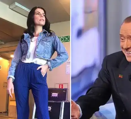 Наш еротичен модел на работа при Берлускони (СНИМКИ)