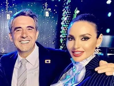 Наталия Гуркова се гушка  с Росен Плевнелиев