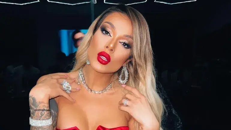 Диона за сефте с букет на мъж