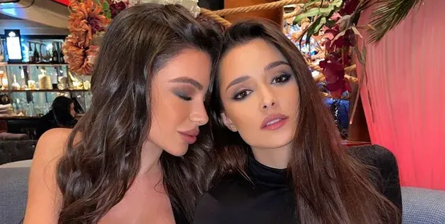 Ергенки купонясва по гърди! Джия и Валерия шокират с изпъкнали зърна и огромно деколте (Снимки)